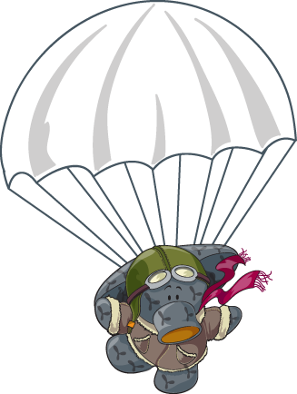 props flying in the sky